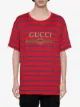 Gucci logo striped T-shirt