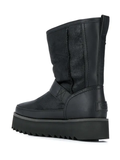 ugg black biker boots
