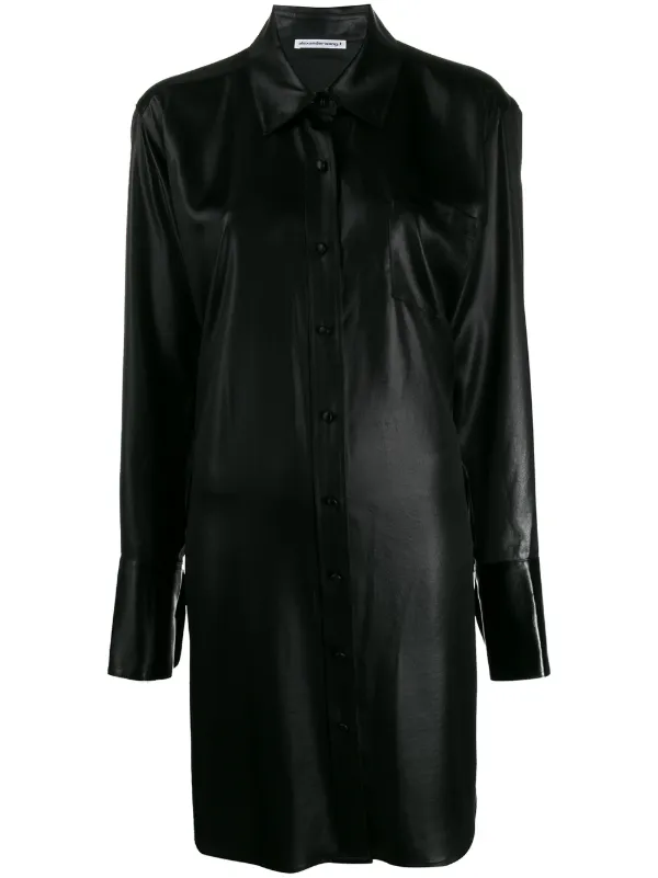 T By Alexander Wang Oversized Shirt Dress Farfetch