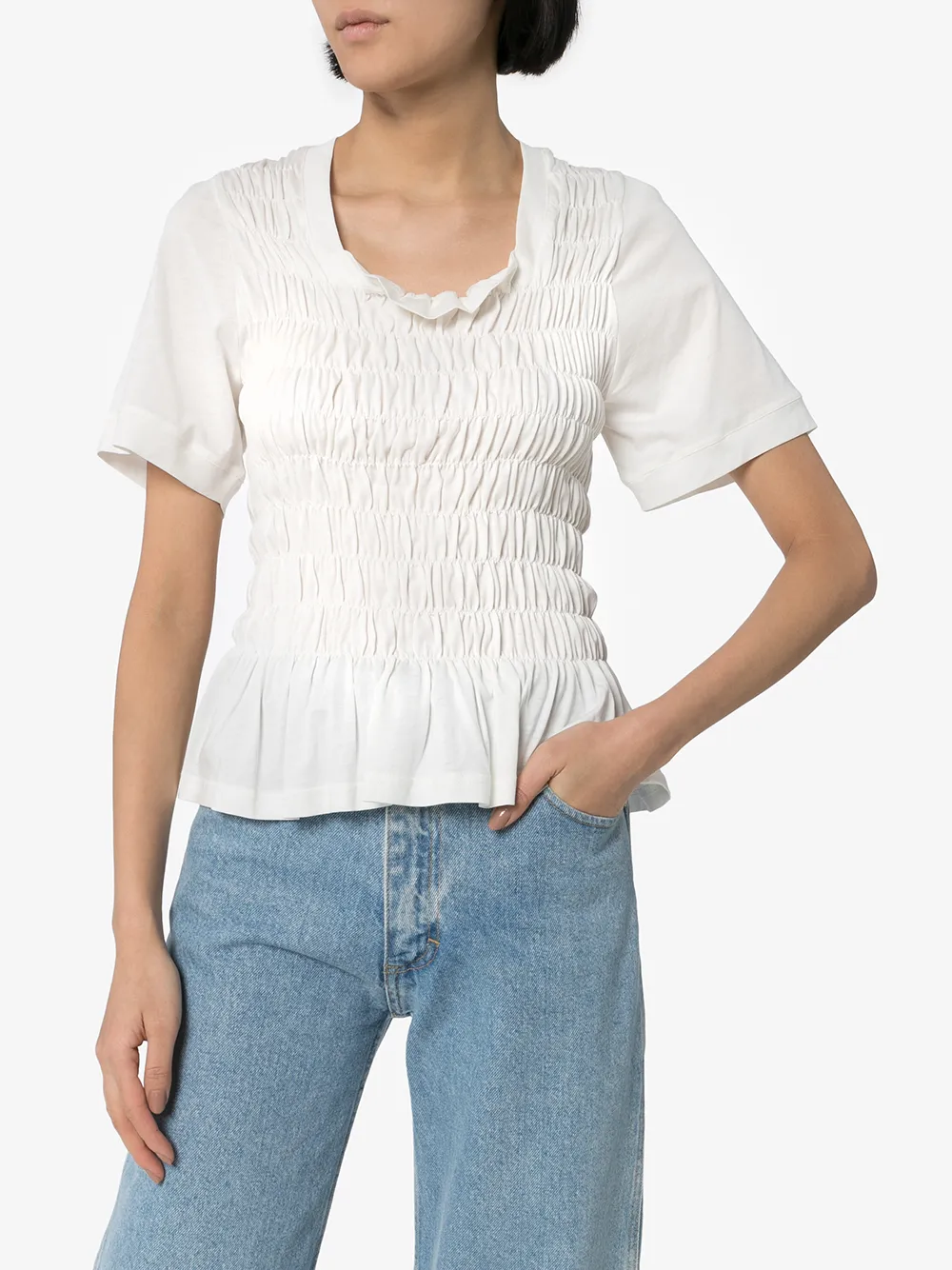 фото Molly goddard elba ruched top