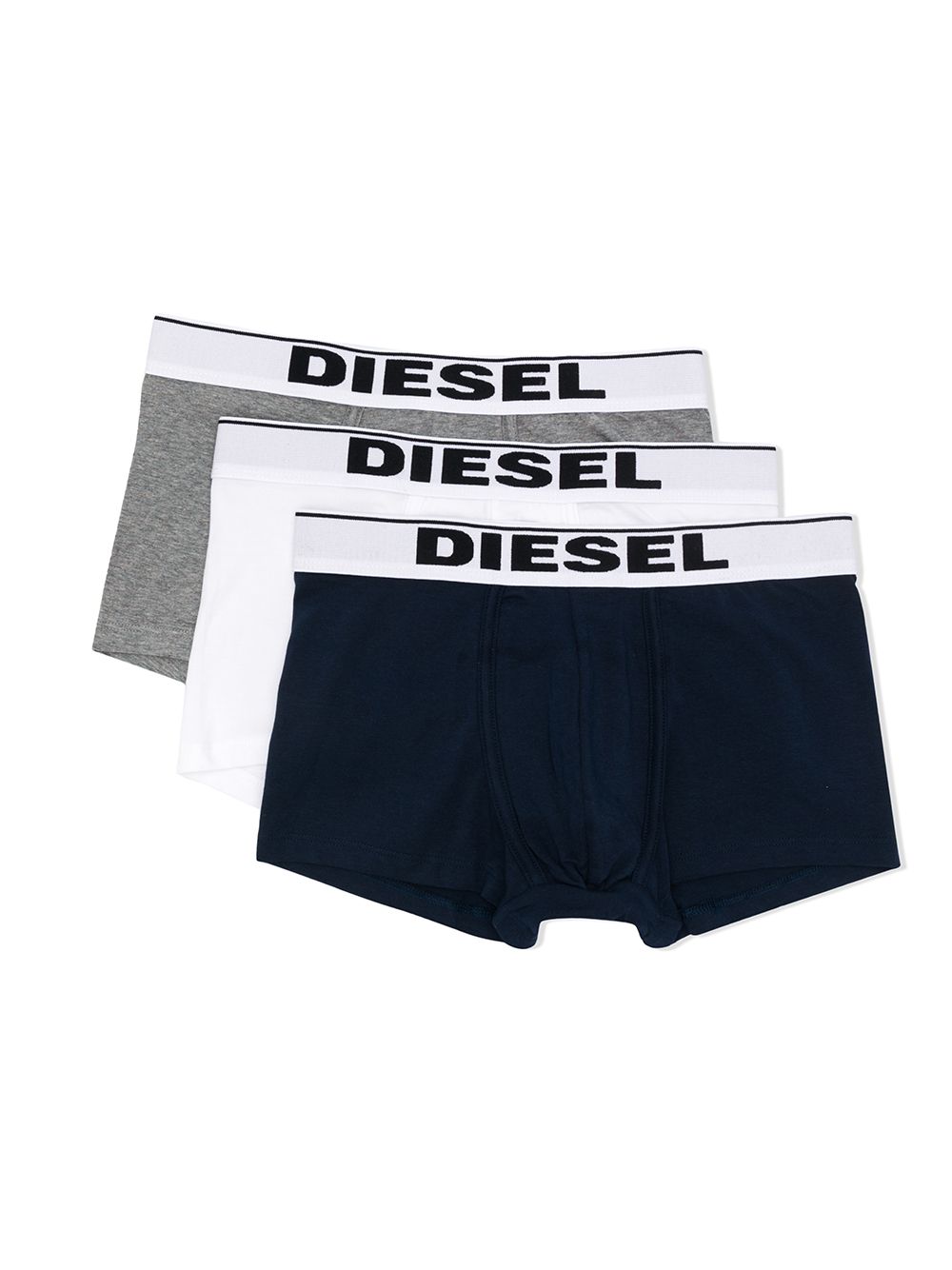 фото Diesel kids комплект из трех боксеров с логотипом