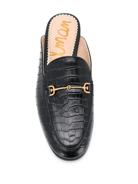 sam edelman tanessa croc embossed slingback pumps