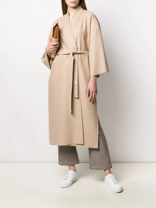 midi wrap coat