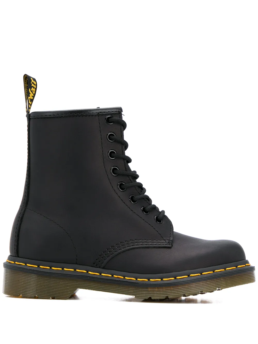 DR. MARTENS leather lace-up boots