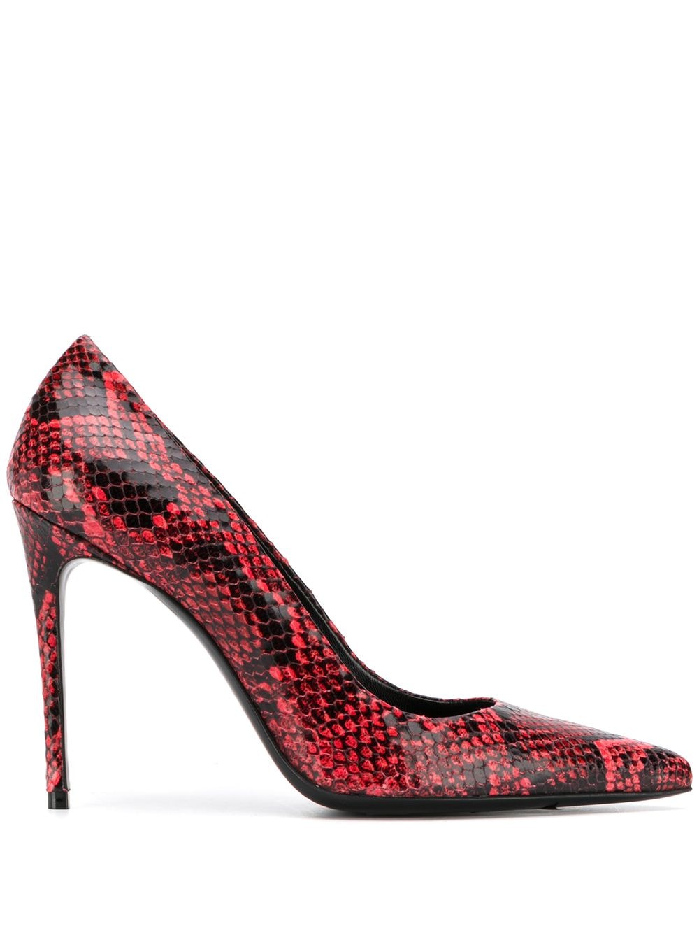 Giuliano Galiano Elise Pointed Pumps In Red