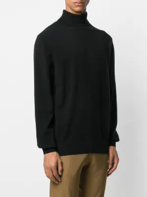 mens cashmere roll neck sweater