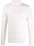 N.Peal roll neck jumper - White