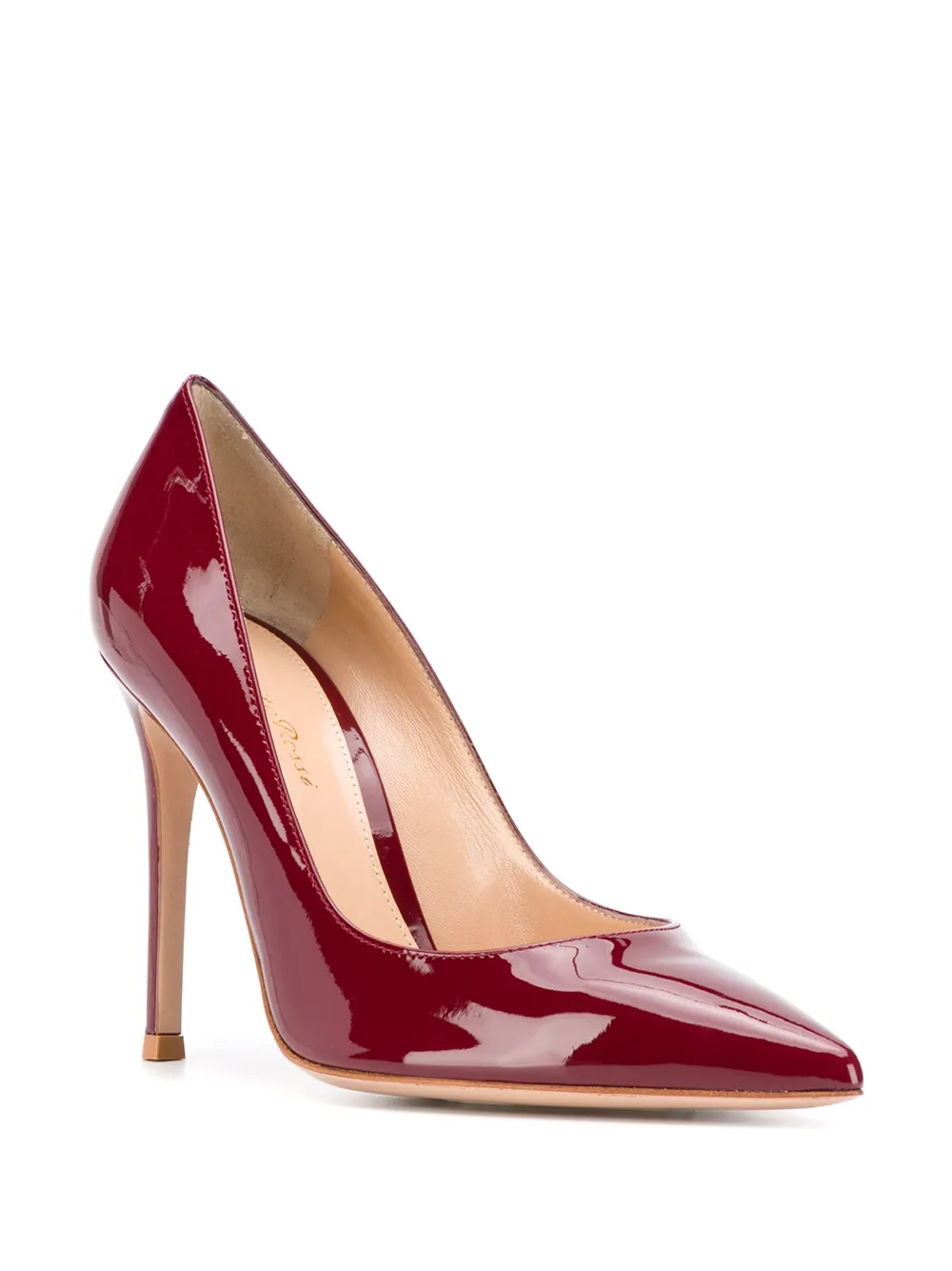Gianvito Rossi 105 patent pumps Red