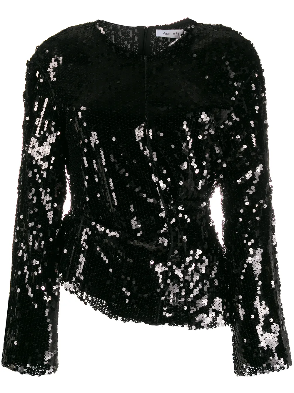sequin embellished blouse