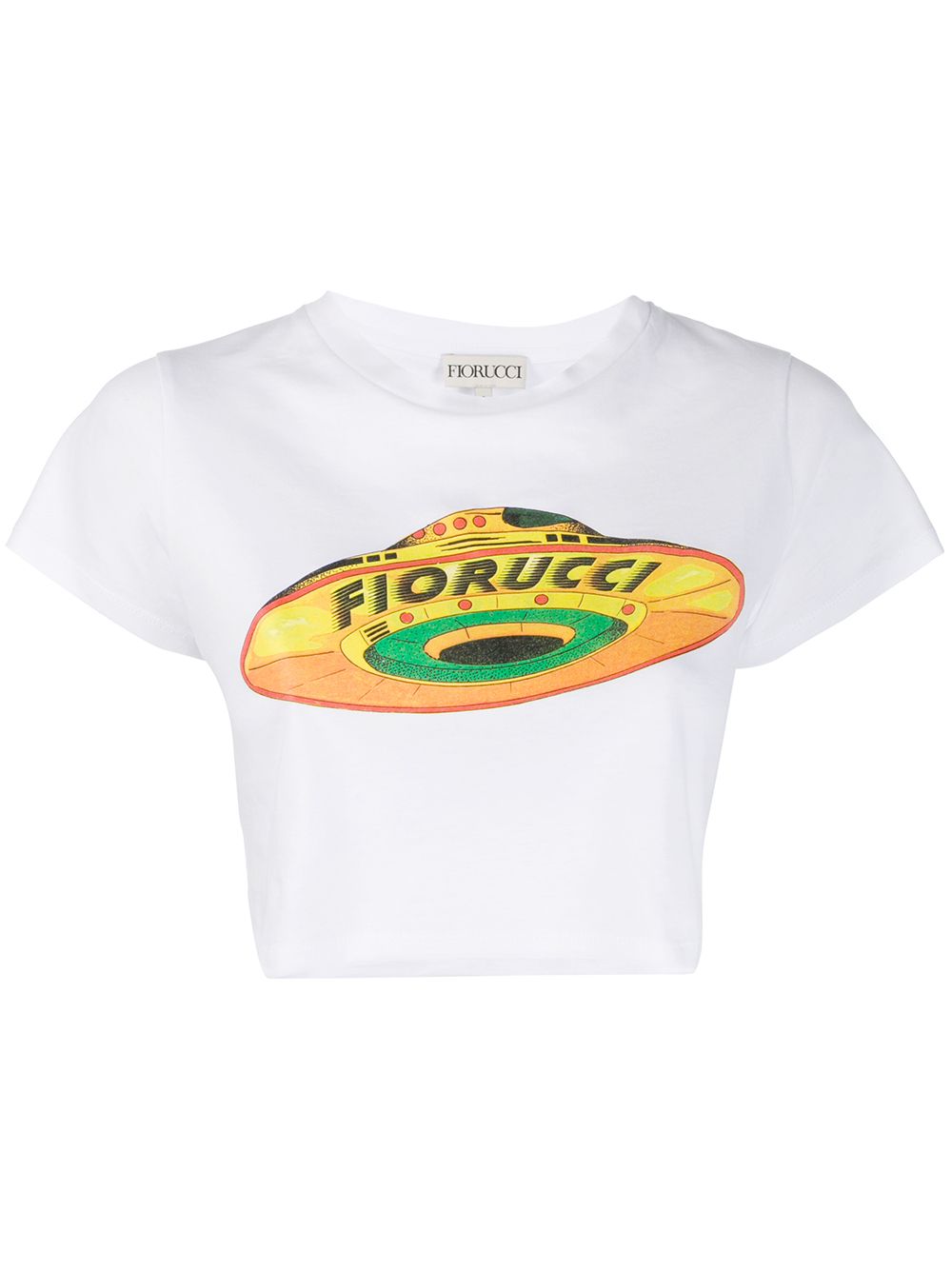 фото Fiorucci укороченная футболка flying saucer