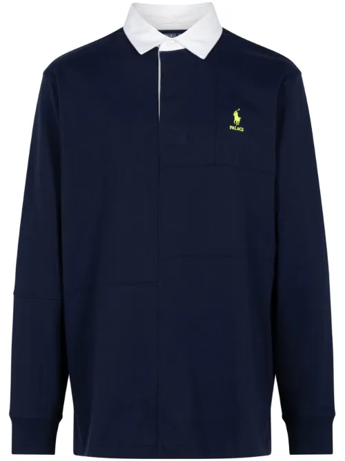 Palace Pieced Rugby - Bleu - Palace - Modalova