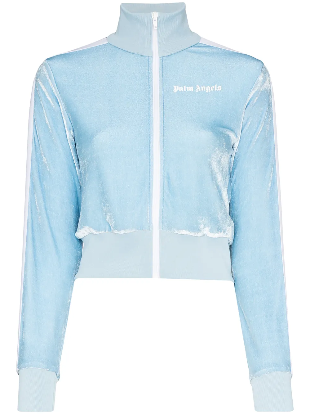 palm angels velour track jacket