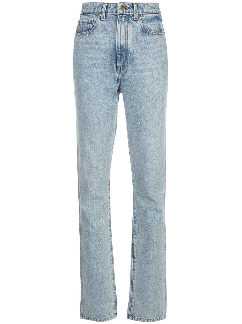 KHAITE Daria high-rise Straight Jeans - Farfetch