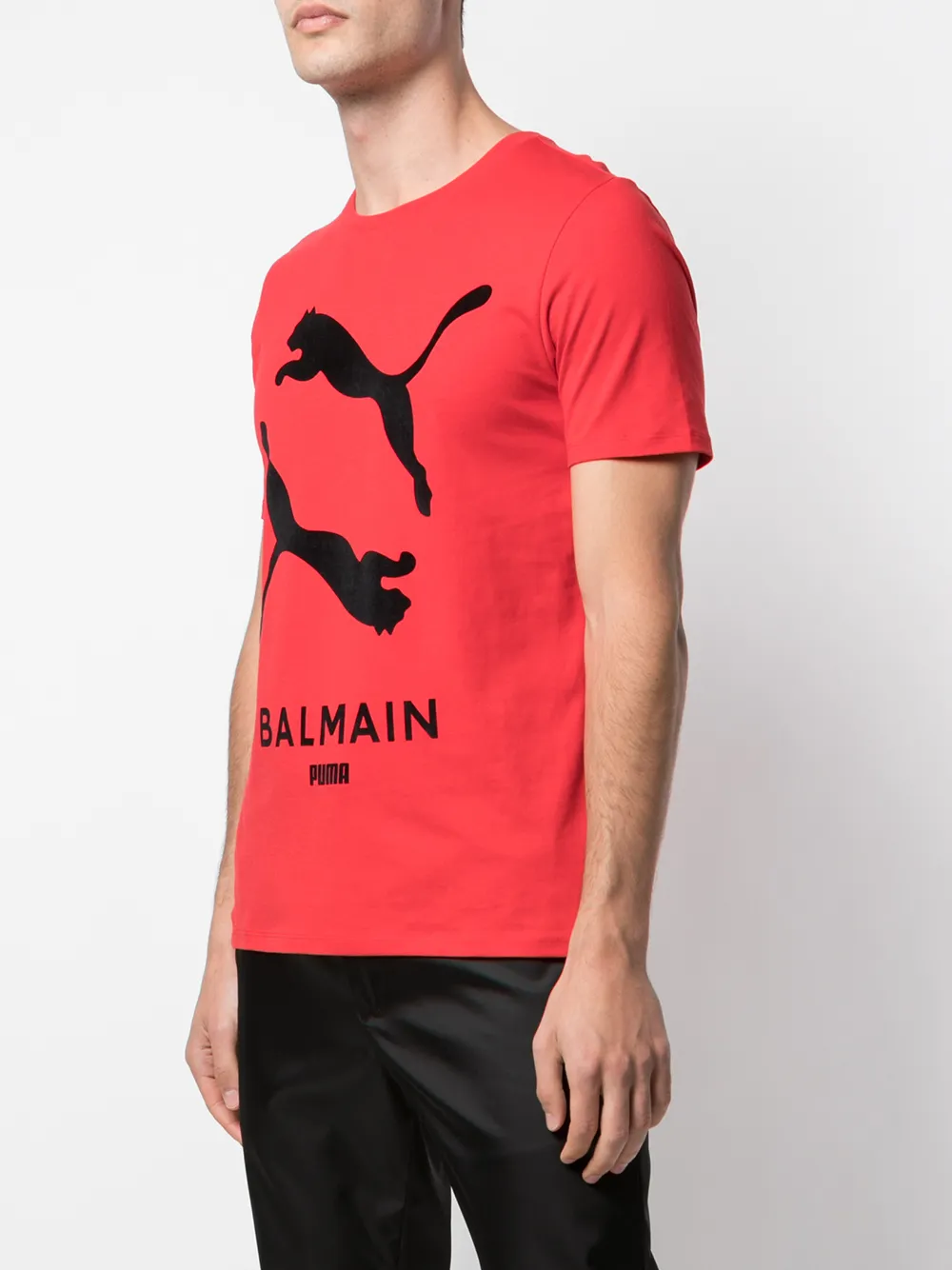 red puma shirt
