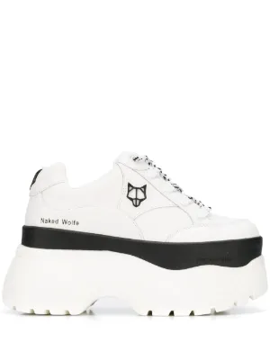 two tone platform sneakers by Naked wolfe, available on farfetch.com for $392 Vanessa Hudgens Shoes SIMILAR PRODUCT