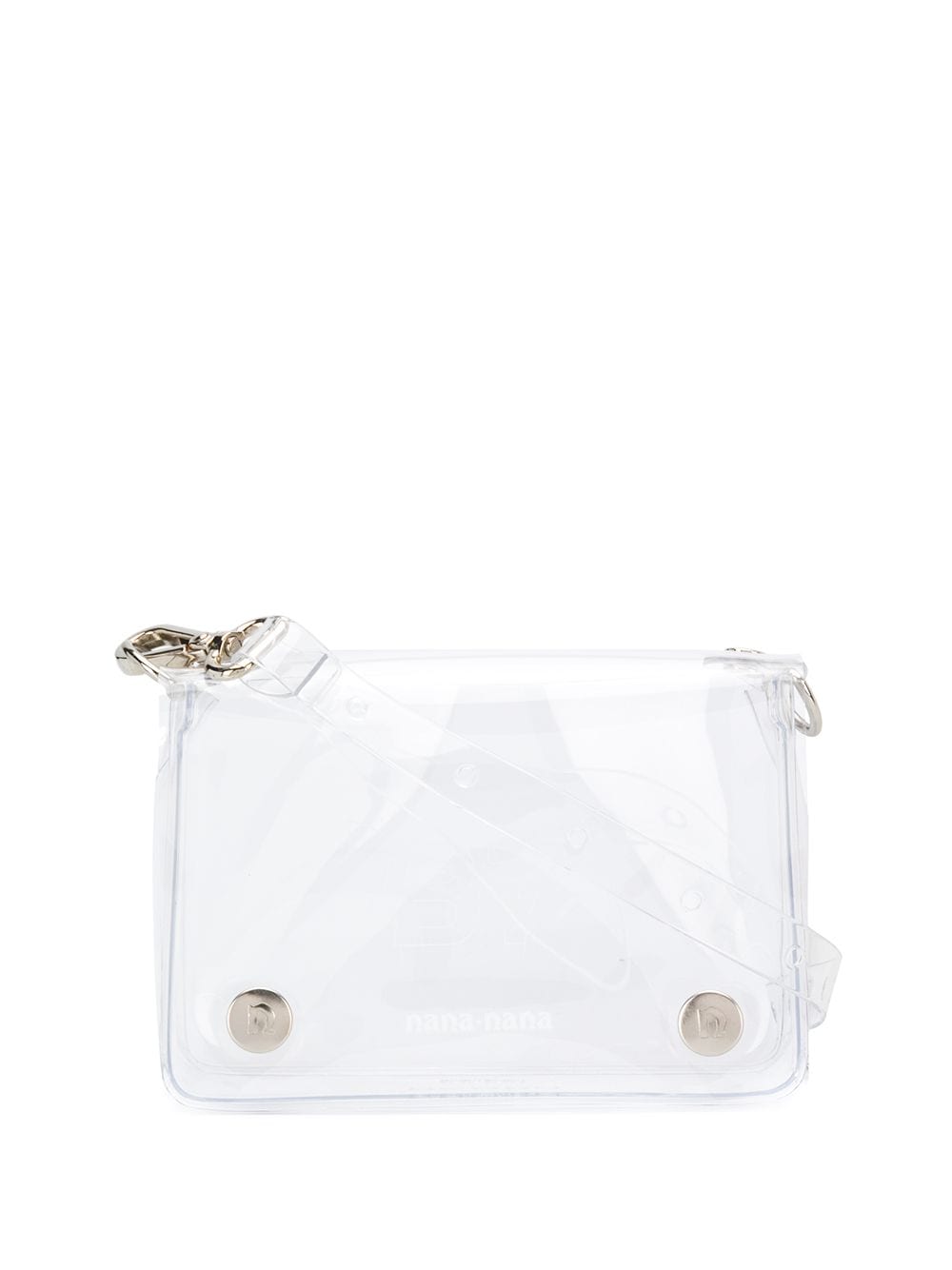 Nana-nana Transparent B7 Bag In Nude