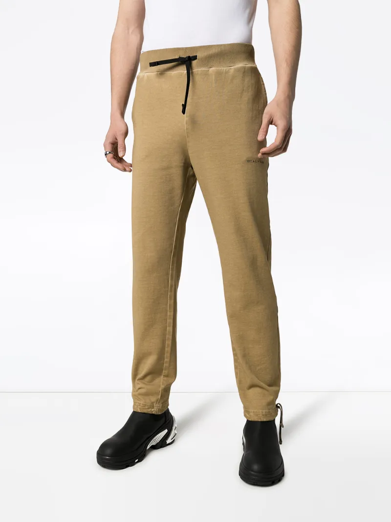 Alyx Men's Drawstring Cuff Sweatpants In Brown