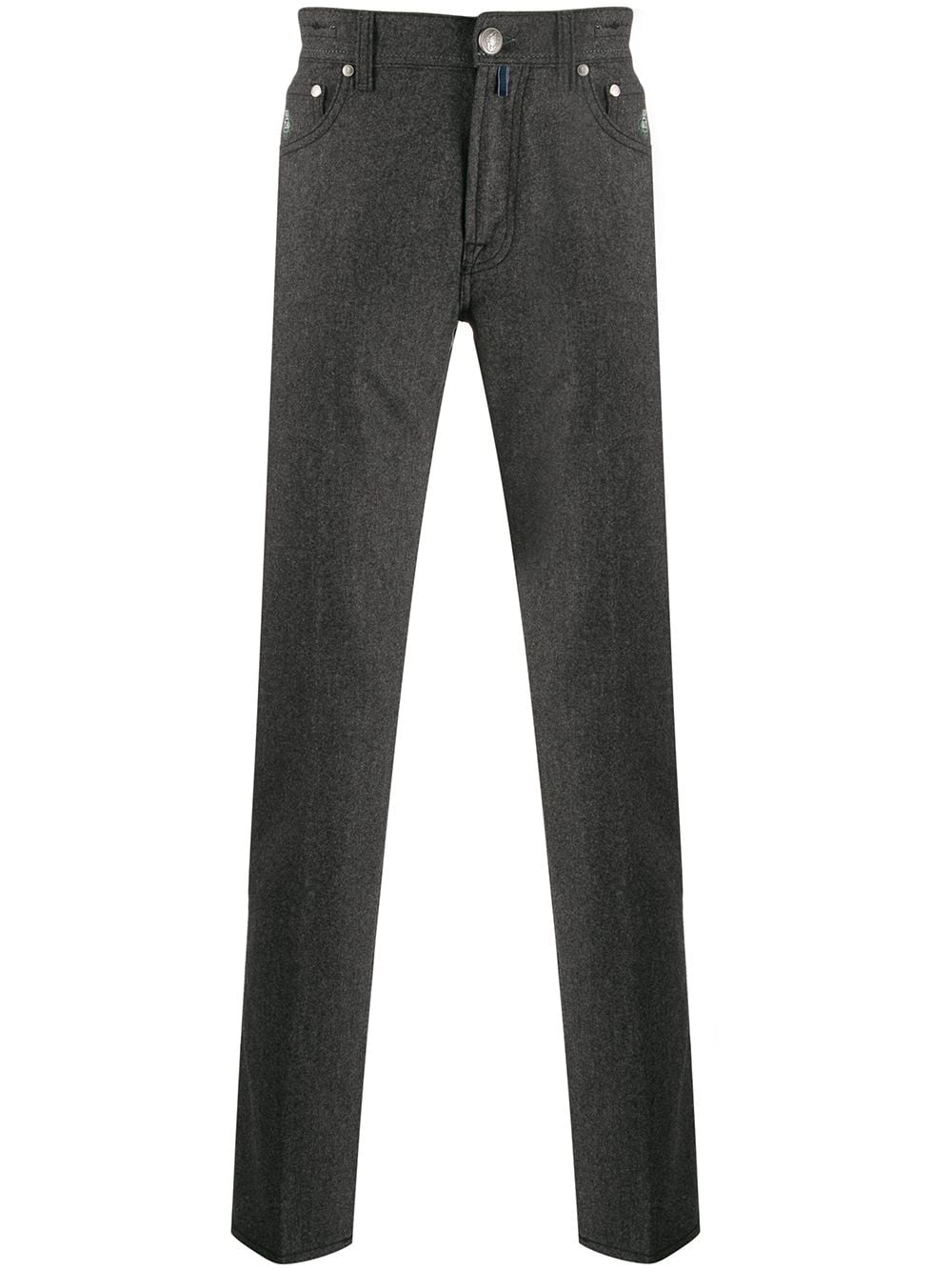 Borrelli Camerellet Straight-leg Trousers In Grey