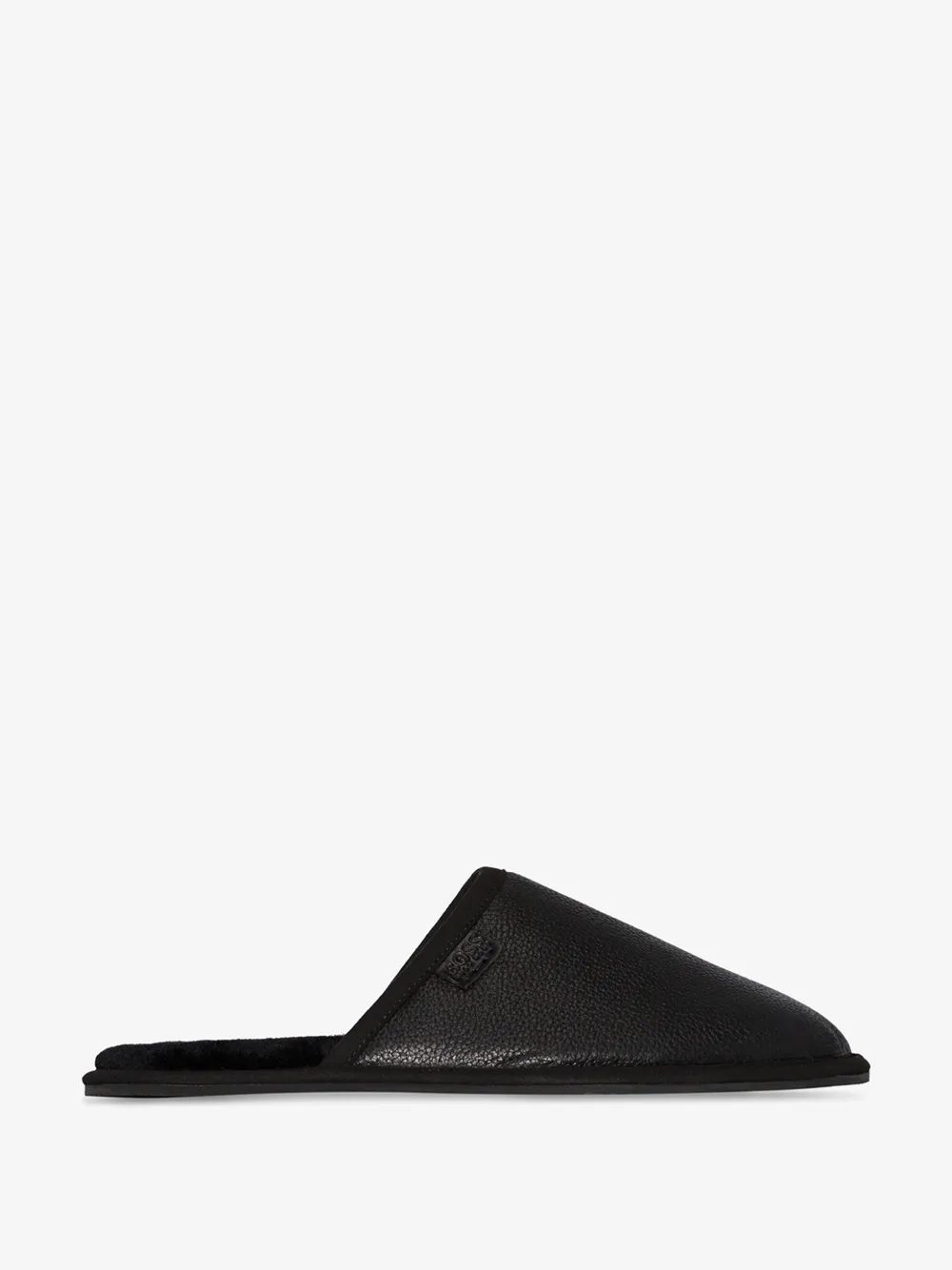 Hugo Boss Black Leather And Shearling 