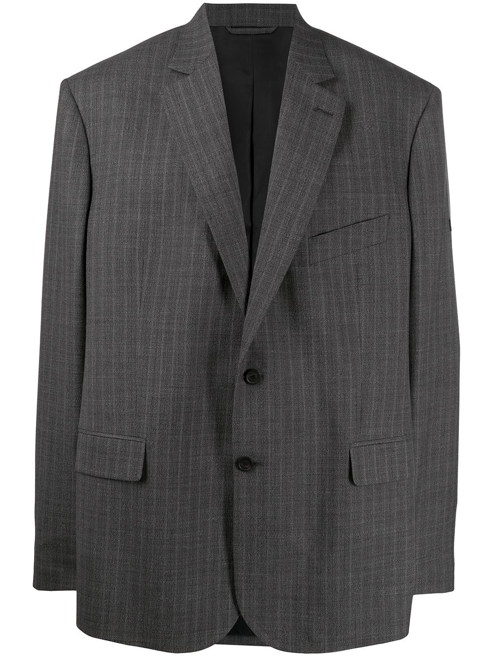 Balenciaga Washed Pinstriped Blazer - Farfetch