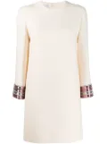 Valentino Garavani sequin embroidered mini dress - Neutrals
