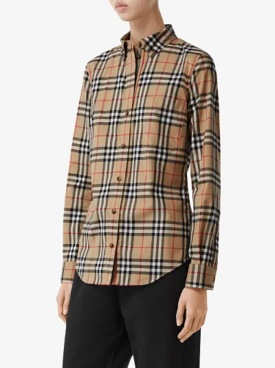 Vintage Check button-down shirt 