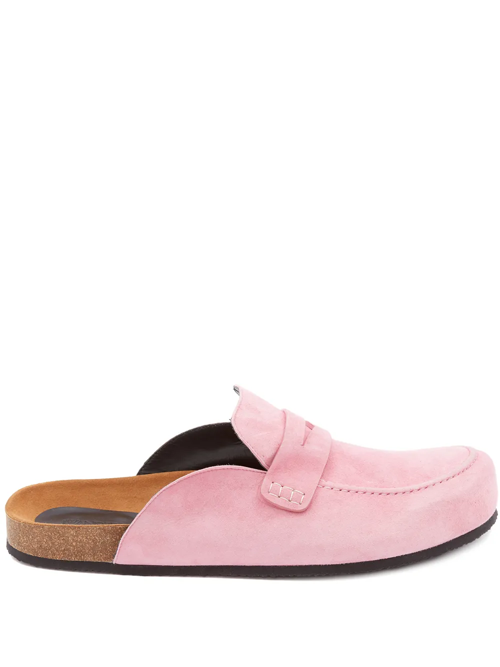 

JW Anderson suede loafer mules - Pink