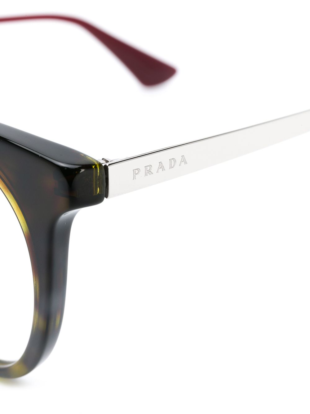 фото Prada Eyewear очки в оправе черепаховой расцветки