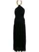 Image 1 of Moschino asymmetric draped gown