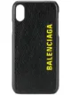 الصورة 1 من Balenciaga جراب هاتف iPhone X بشعار الماركة