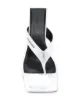 Balenciaga double-square 60mm open-back sandals