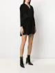 Balenciaga فستان قصير ملفوف مزين بلمعان