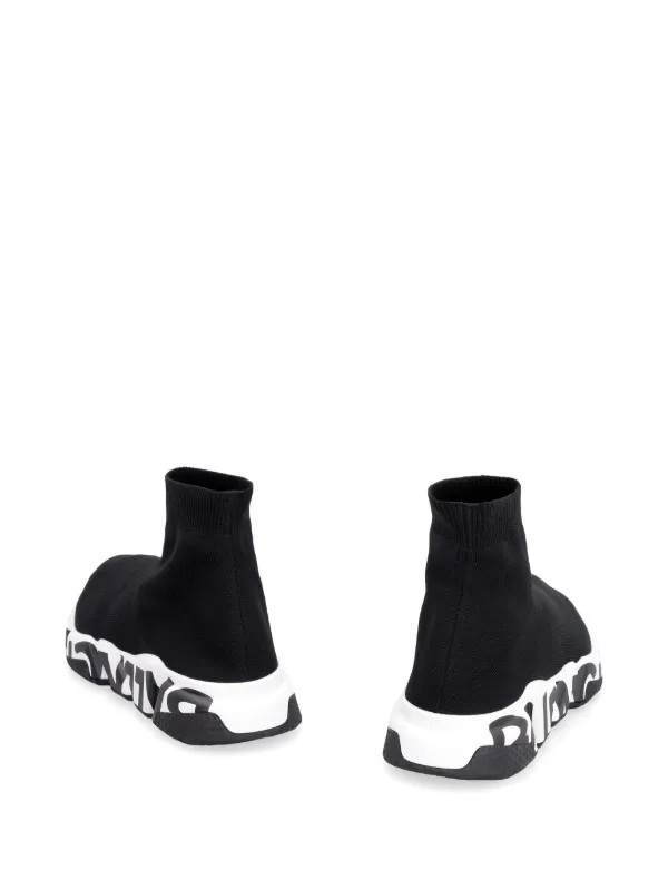 Balenciaga Speed lace-up Sneakers | Black | FARFETCH JO