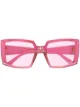 الصورة 1 من Balenciaga Eyewear نظارة شمسية مربعة بعدسات ملتصقة