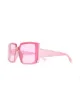الصورة 2 من Balenciaga Eyewear نظارة شمسية مربعة بعدسات ملتصقة