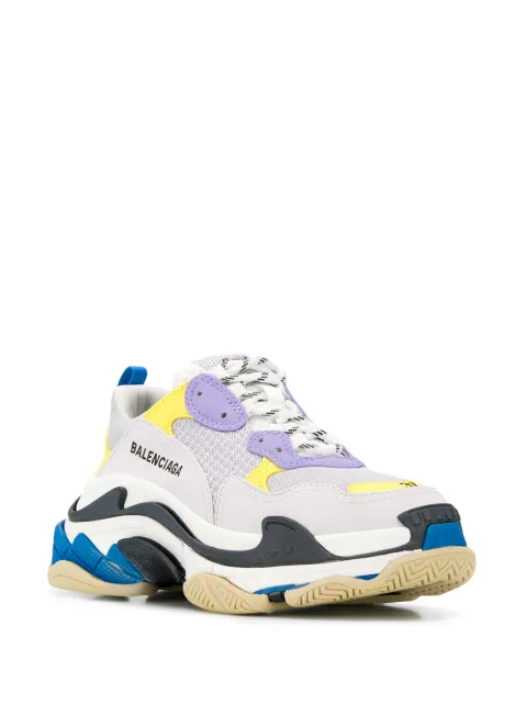 balenciaga triple s white farfetch