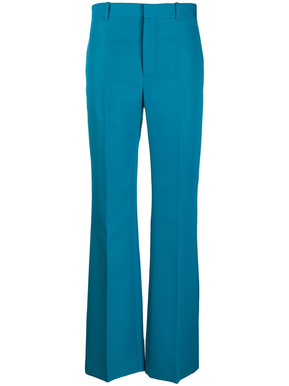 straight leg tailored trousers