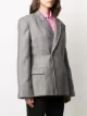 Balenciaga double-breasted fitted waist blazer