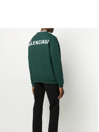 balenciaga sweatshirt green