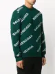Balenciaga Pullover mit Logo-Print