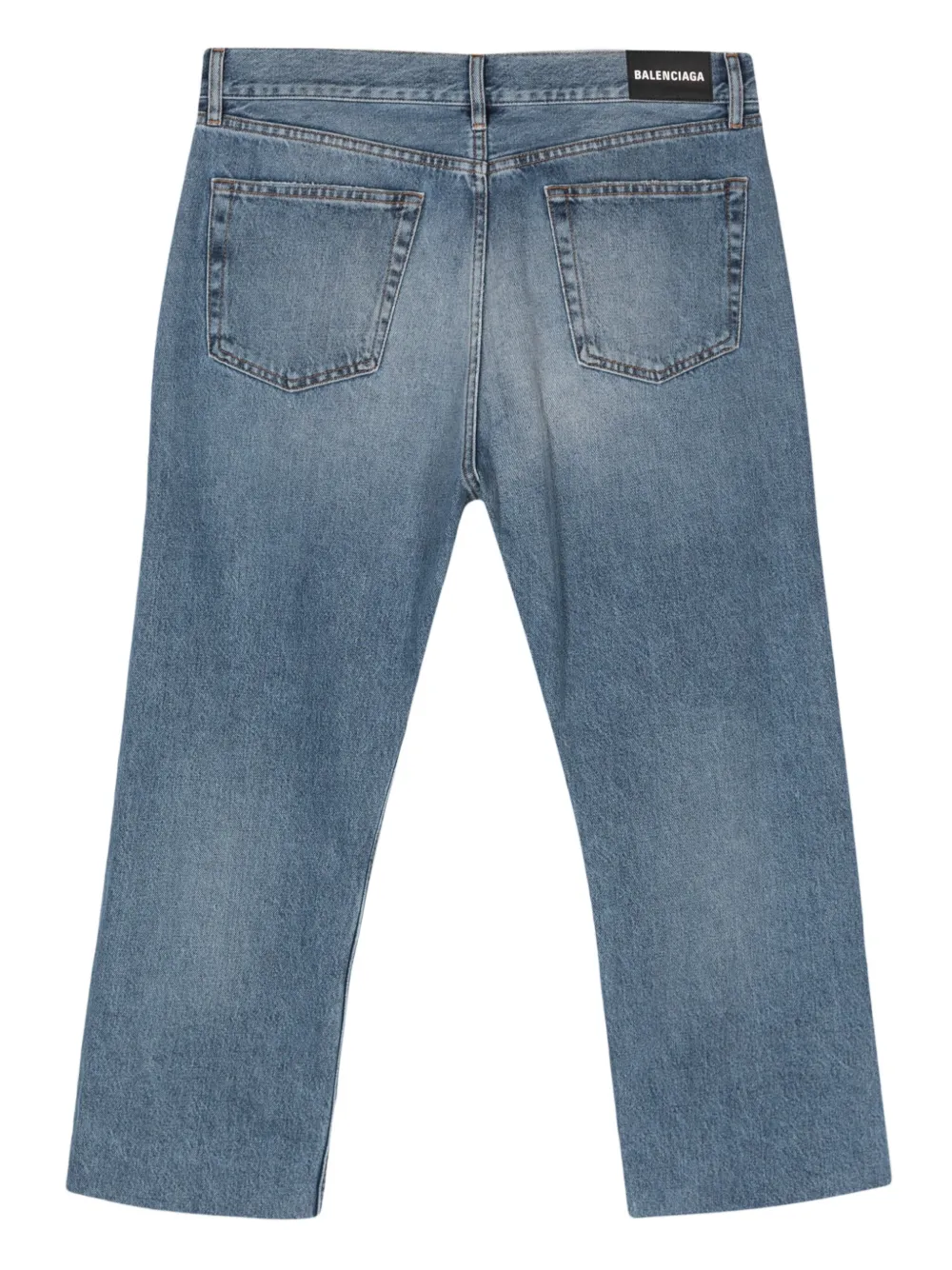 Balenciaga Cropped jeans - Blauw