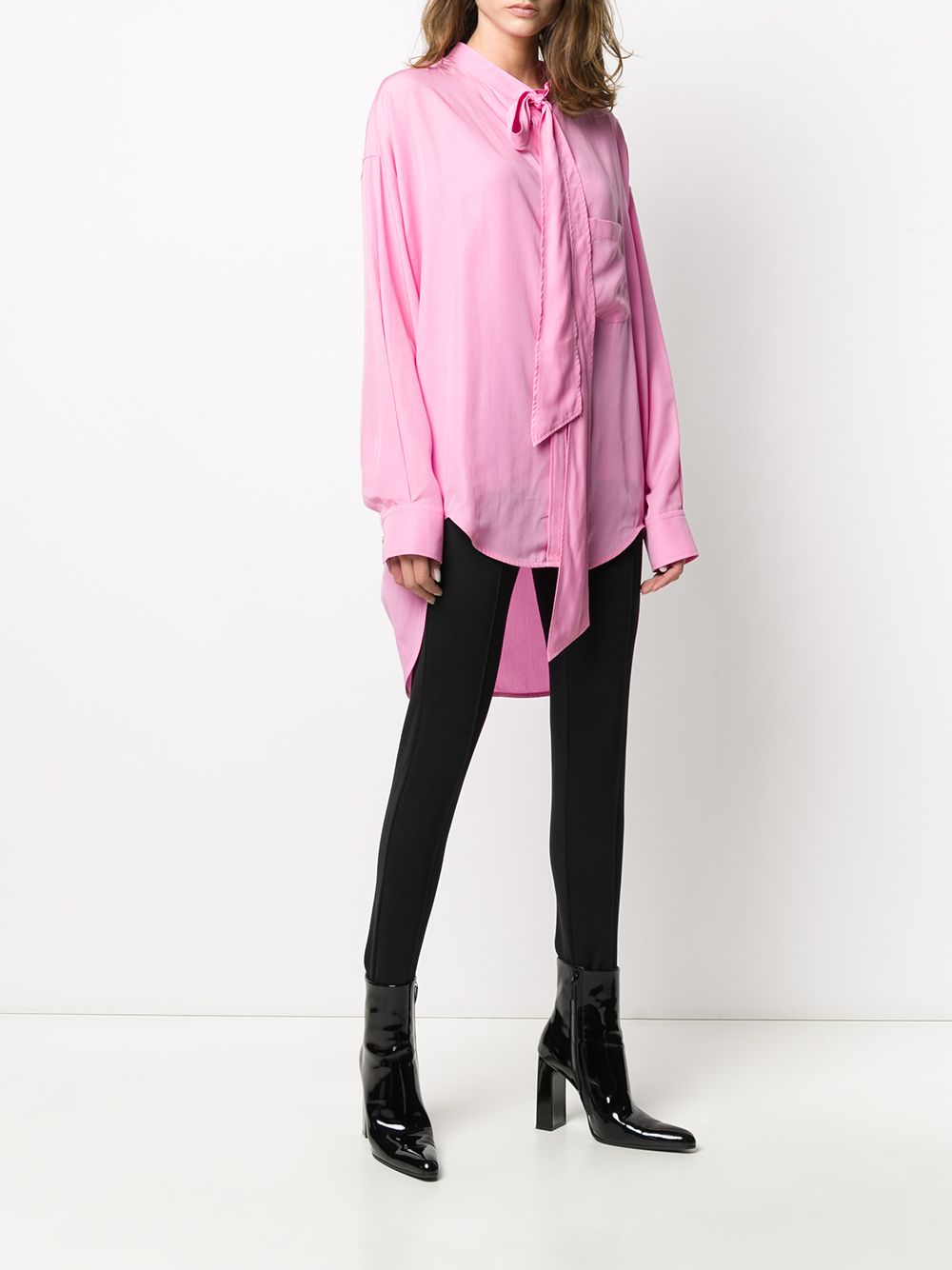 фото Balenciaga блузка оверсайз new swing