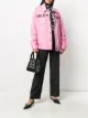 Image 2 of Balenciaga embroidered logo denim jacket