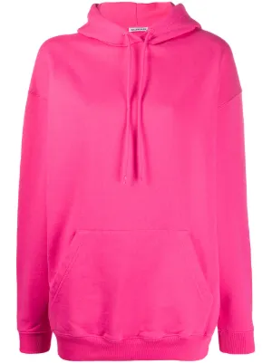 balenciaga pink writing hoodie