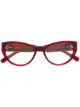 الصورة 1 من Versace Eyewear نظارة بإطار عين القطة