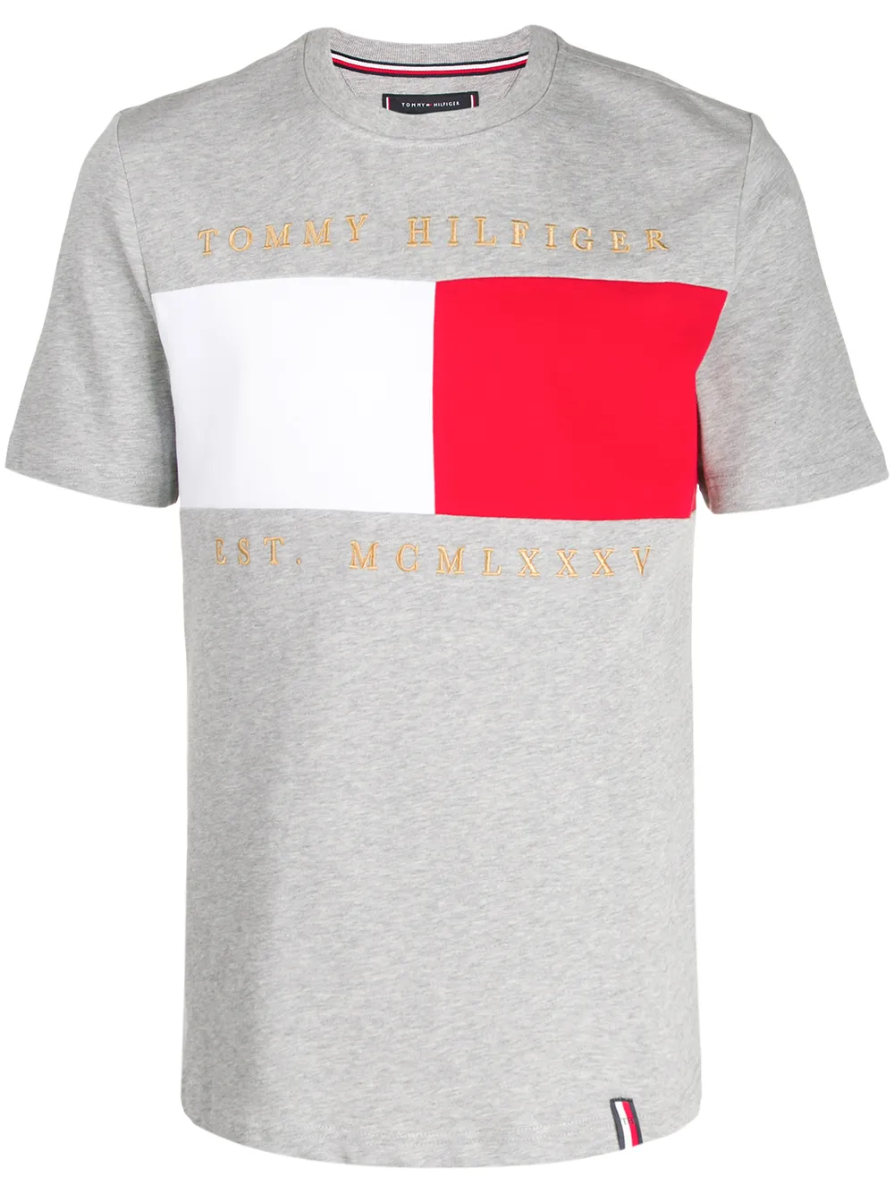 tommy hilfiger embroidered logo t shirt