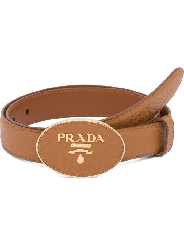 prada brown belt