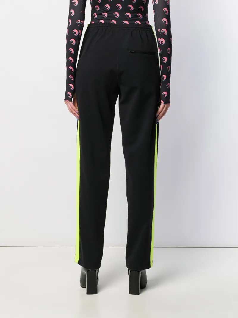 Balenciaga High-rise Track Pants In Black