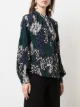 Veronica Beard Buckley animal print shirt