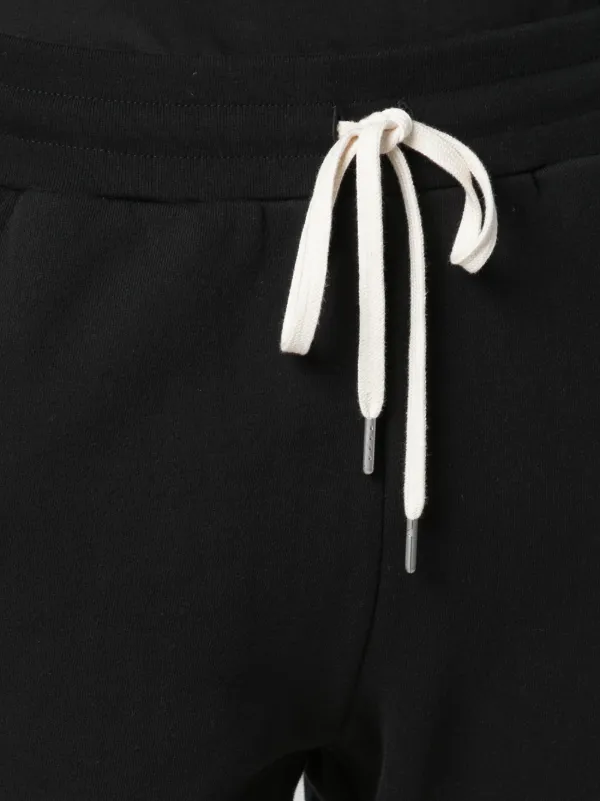 SALE！litmus JOHN BLACK TAILORED SHORTS Shorts in black shiny fabric with elastic life – John Richmond